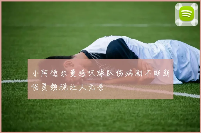 小阿德尔曼感叹球队伤病潮不断新伤员频现让人无奈